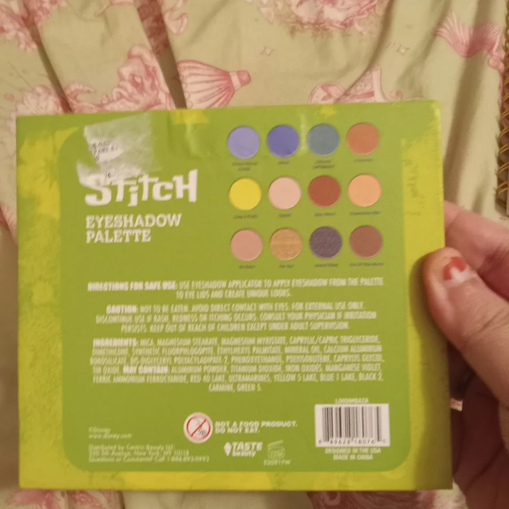 NWOT Disney Stitch Eyeshdow Palette